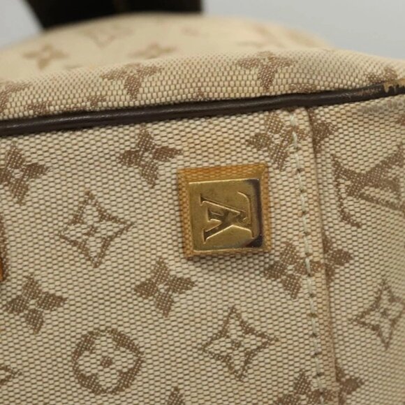 LOUIS VUITTON Monogram Mini Josephine PM Hand Bag Khaki - Picture 11 of 15